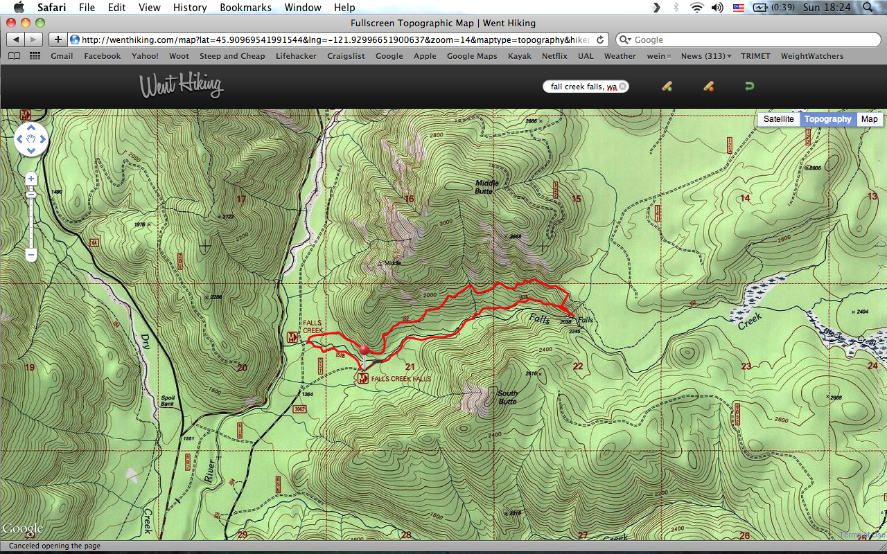 trail route